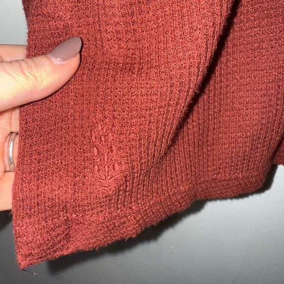 FP Movement Waffle Thermal Half Zip Top - Nutshell M - Picture 4 of 6